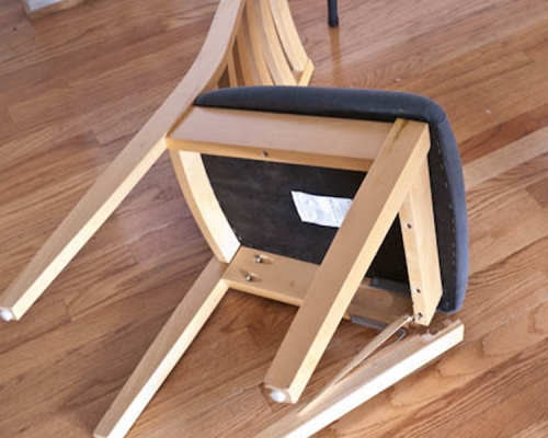 Ремонт деревянного стула